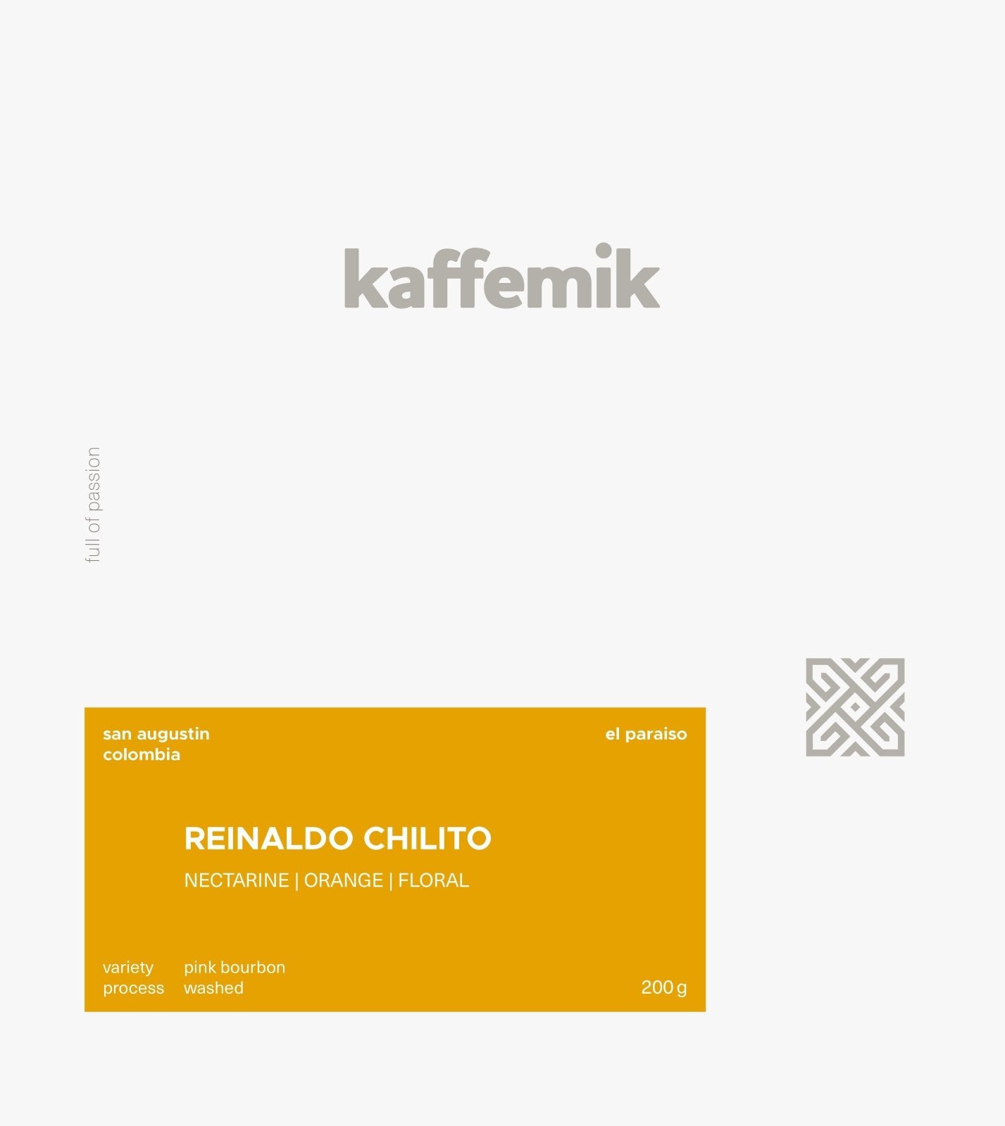 REINALDO CHILITO | Colombia | Washed - kaffemikGuava | Lemonade | HibiscusKaffeebohnen